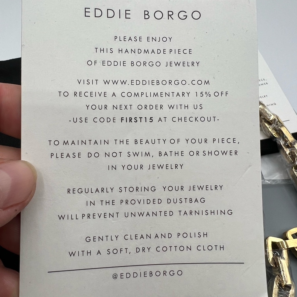 Eddie Borgo Gold Chain-Link Necklace and Earrings Set - Picture 9 of 12